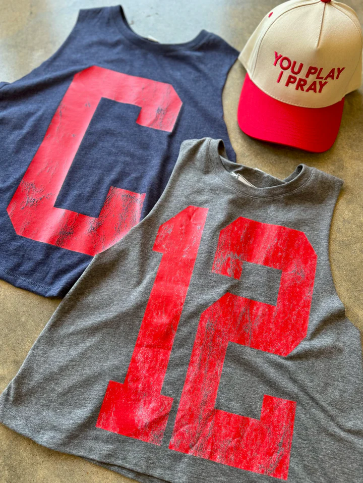 StitchDesignUS Custom #1 Fan Relaxed Tank | Gifts for Sports Mom