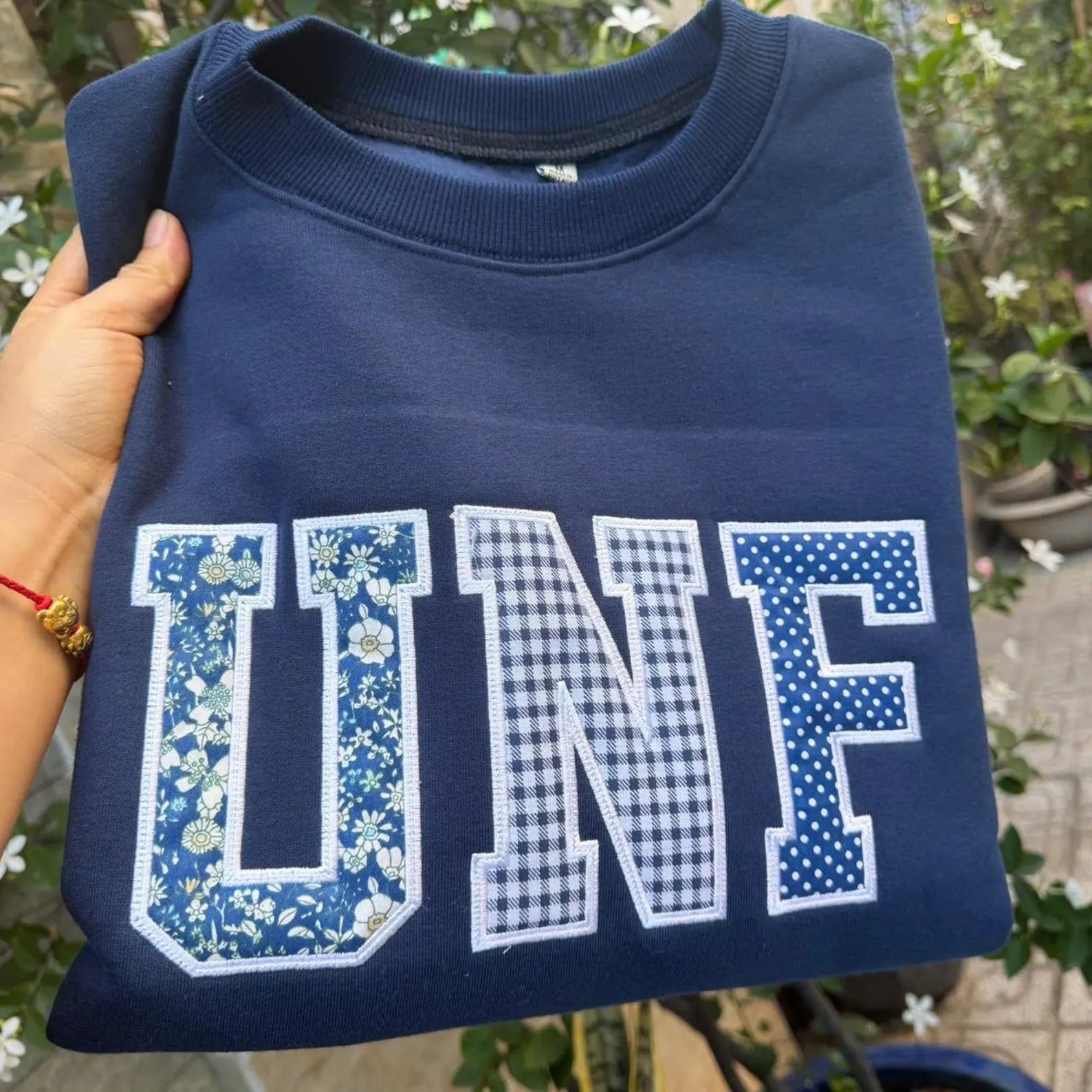 StitchDesignUs Custom University Applique Embroidered Personalized School Spirit