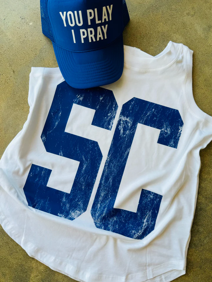 StitchDesignUS Custom #1 Fan Relaxed Tank | Gifts for Sports Mom