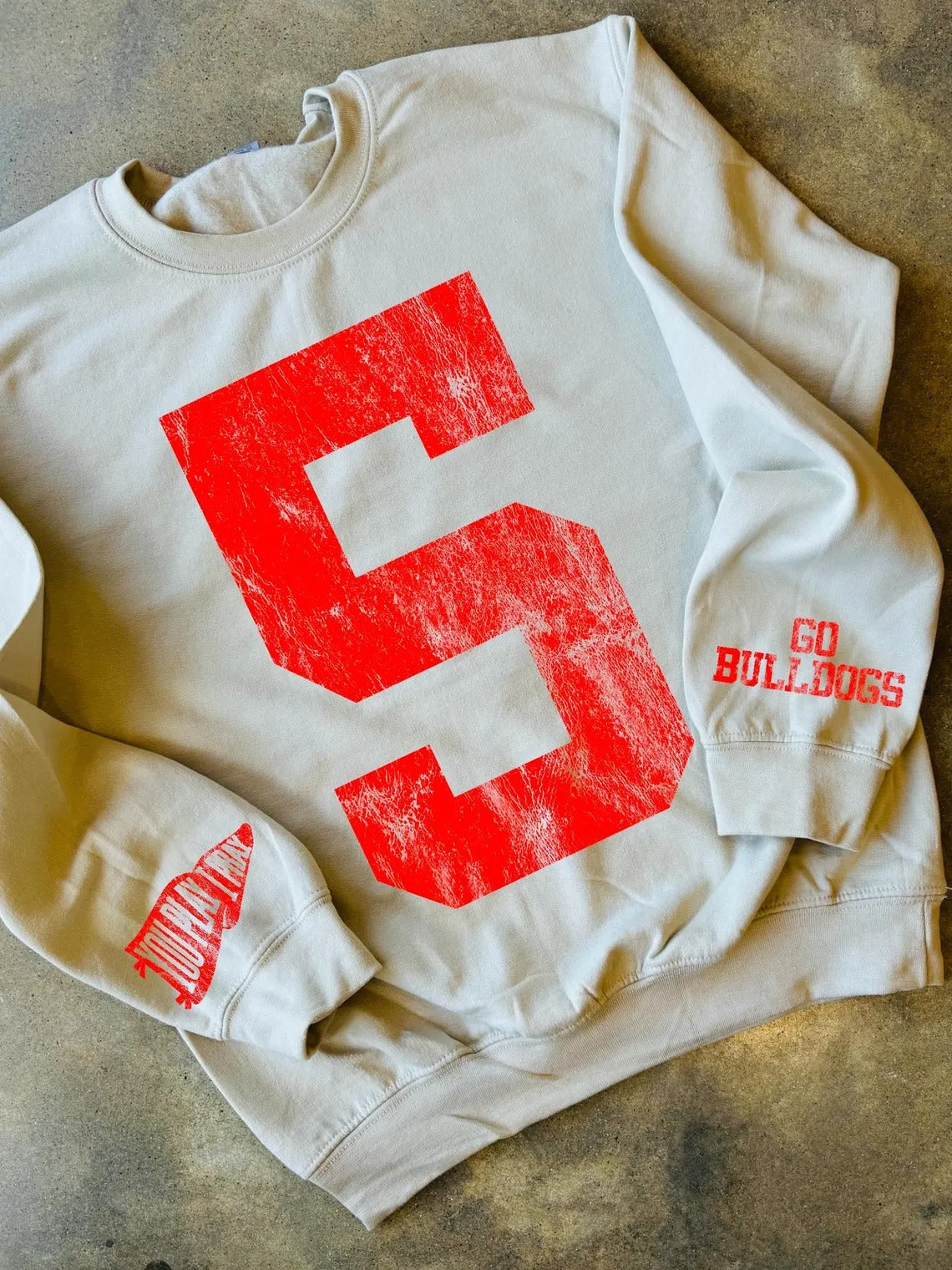 StitchDesignUS Custom #1 Fan Sweatshirt - Fan Game Day Commemorative Gifts