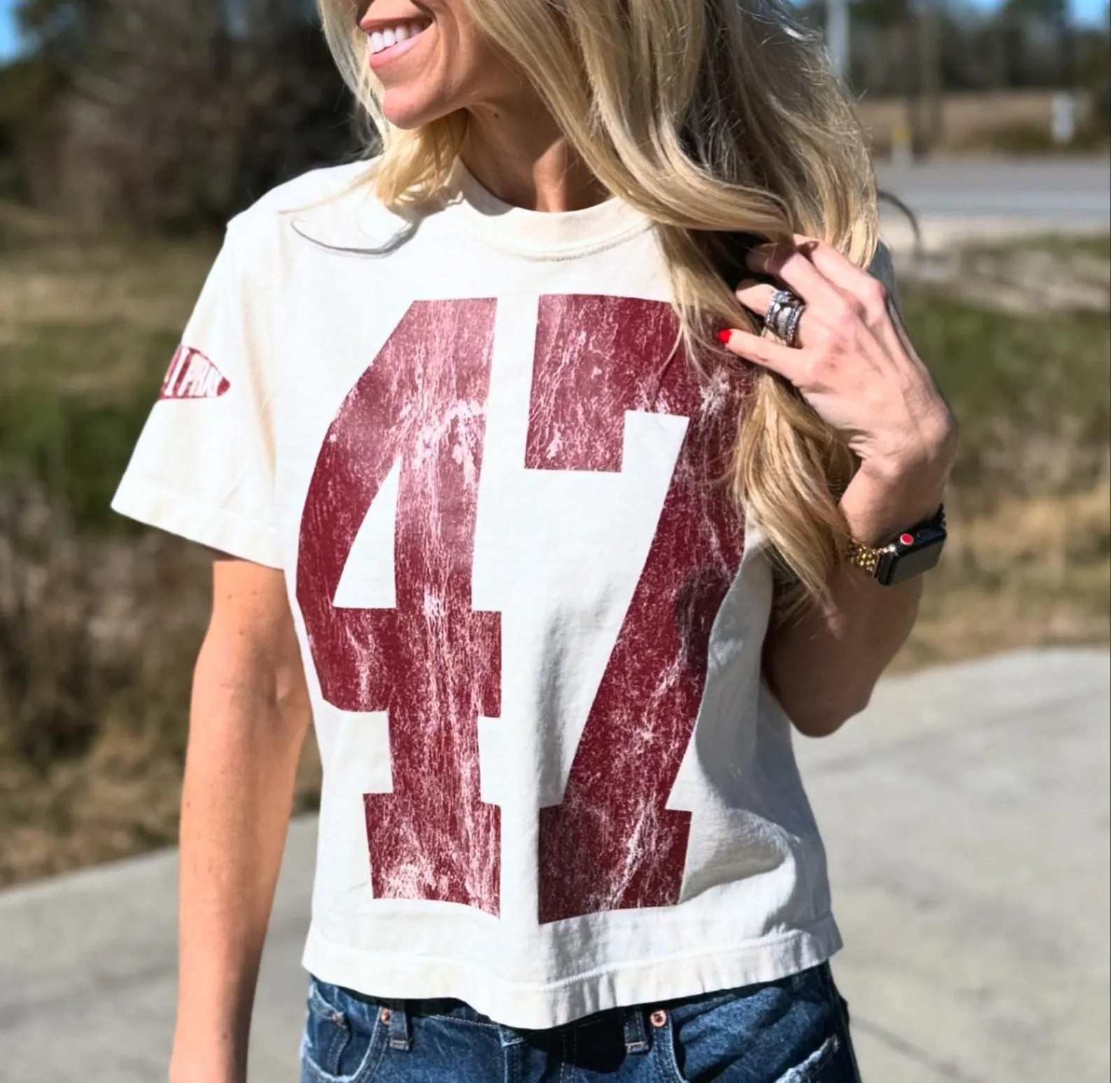 StitchDesignUS Custom #1 Fan T-shirt - Fan Game Day Commemorative Gifts